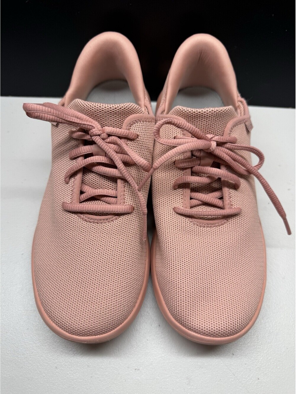 Kizik Madrid Eco Knit Light Pink Sneakers Unisex Women 9 Men 7.5 Comfort Walking
